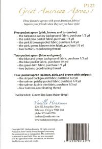 Great American Aprons Pattern #2