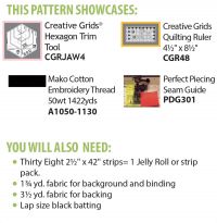 Hexie Harmony Quilt Pattern #2
