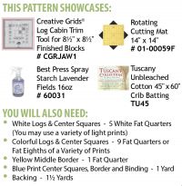 Half Log Cabin - Pattern #2