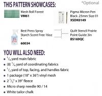 Prairie Point Mesh Tote - Pattern #2