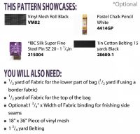 Vinyl Mesh Market Bag - Pattern #2
