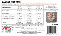 Basket Popups - Pattern only #2