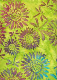 J2353-525 Groovy - Bali Woodprint Batiks