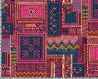 M7405-381G Pomegranite Gold - 2015 Hoffman Challenge Fabric